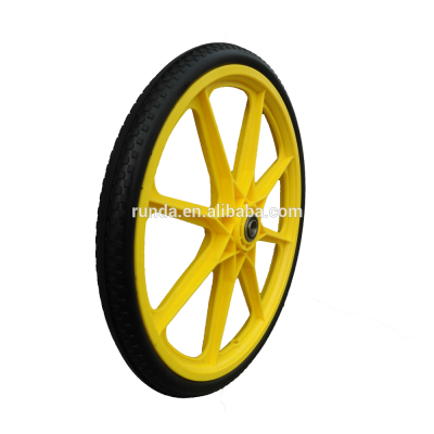 ABS material spoke rim bicycle pu wheel 20"x2.125