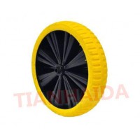 High quality pu foam rubber wheels solid wheel