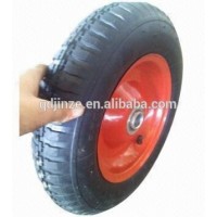 cheap wheelbarrow wheels with steel rim 4.80/4.00x8