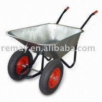 Double wheels wheelbarrow / wheel barrow